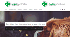 Desktop Screenshot of mueliapotheke.ch