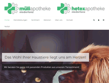 Tablet Screenshot of mueliapotheke.ch